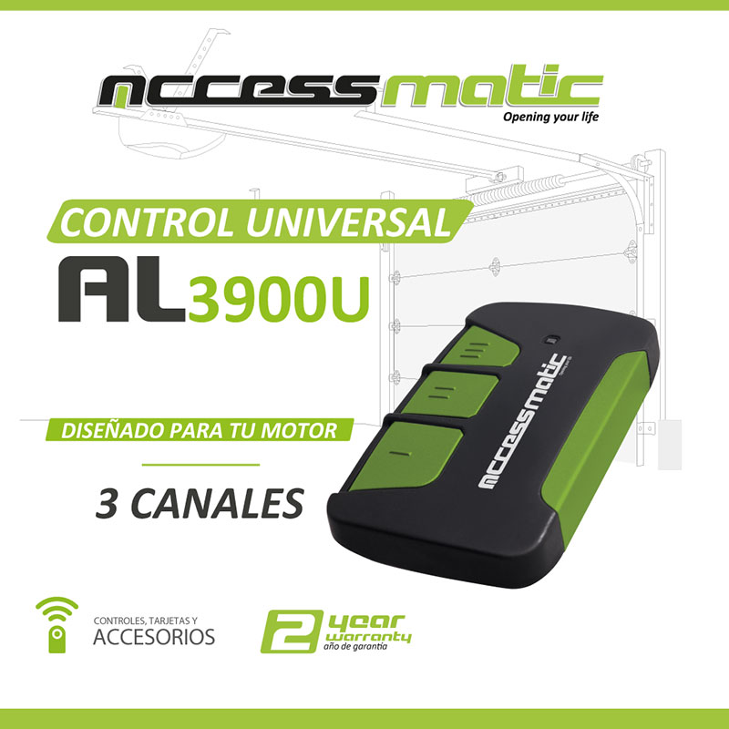 control remoto para porton electrico Accesmatic AL3900u cali, monteria, sincelejo, manizales, pereira
